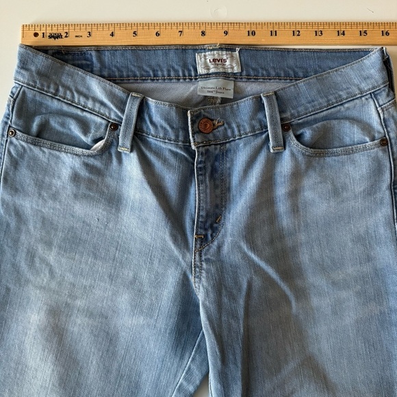 Levi’s 544 Ultimate Lift Flare light wash Mid Rise Stretch Jeans Women’s size 10 - Picture 11 of 13